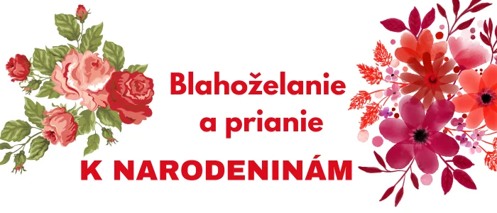 Blahoželanie k narodeninám - obrázok kvetín